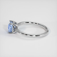1.27 Ct. Blue Sapphire Ring, Platinum 950 4