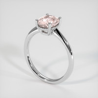 2.03 Ct. Pink Sapphire Ring, Platinum 950 2
