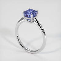 3.02 Ct. Violet Sapphire Ring, Platinum 950 2