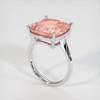12.48 Ct. Padparadscha Sapphire Ring, Platinum 950 2
