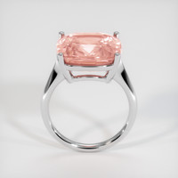 12.48 Ct. Padparadscha Sapphire Ring, Platinum 950 3