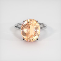 8.56 Ct. Sapphire Ring, Platinum 950 1