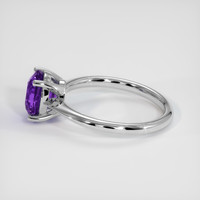 2.13 Ct. Purple Sapphire Ring, Platinum 950 4