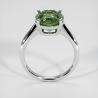 5.40 Ct. Bluish Green Sapphire Ring, Platinum 950 3