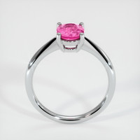 2.09 Ct. Pinkish Purple Sapphire Ring, Platinum 950 3