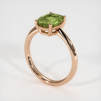 2.25 Ct. Gemstone Ring, 14K Rose Gold 2