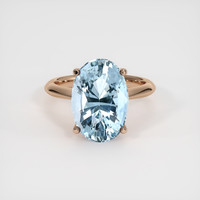 5.99 Ct. Gemstone Ring, 14K Rose Gold 1