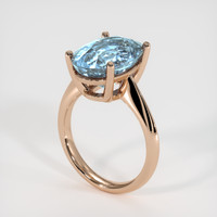 5.99 Ct. Gemstone Ring, 14K Rose Gold 2