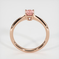 0.57 Ct. Sapphire Ring, 14K Rose Gold 3