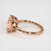 5.19 Ct. Padparadscha Sapphire Ring, 14K Rose Gold 4