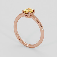1.02 Ct. Bi Color / Parti Sapphire Ring, 14K Rose Gold 2