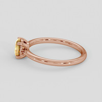 1.02 Ct. Bi Color / Parti Sapphire Ring, 14K Rose Gold 4