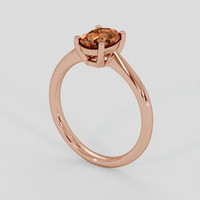 1.22 Ct. Bi Color / Parti Sapphire Ring, 14K Rose Gold 2
