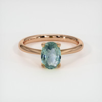 1.19 Ct. Sapphire Ring, 14K Rose Gold 1