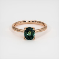 1.13 Ct. Sapphire Ring, 14K Rose Gold 1