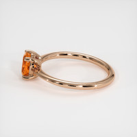 0.93 Ct. Gemstone Ring, 18K Rose Gold 4