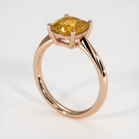 2.13 Ct. Gemstone Ring, 18K Rose Gold 2