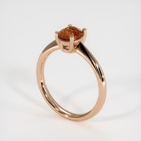 0.80 Ct. Gemstone Ring, 18K Rose Gold 2
