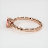 0.57 Ct. Sapphire Ring, 18K Rose Gold 4