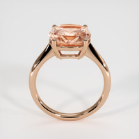 5.19 Ct. Padparadscha Sapphire Ring, 18K Rose Gold 3