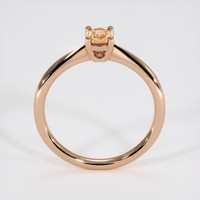 0.39 Ct. Padparadscha Sapphire Ring, 18K Rose Gold 3
