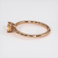 0.39 Ct. Padparadscha Sapphire Ring, 18K Rose Gold 4