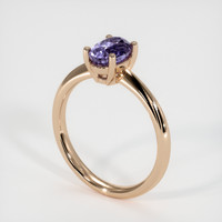 1.12 Ct. Sapphire Ring, 18K Rose Gold 2