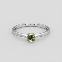 0.47 Ct. Alexandrite Ring, Silver 1