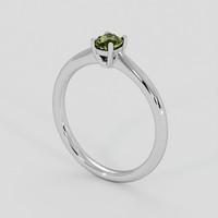 0.47 Ct. Alexandrite Ring, Silver 2