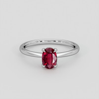 1.03 Ct. Ruby Ring, Silver 1