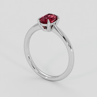 1.03 Ct. Ruby Ring, Silver 2