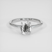 2.23 Ct. White Sapphire Ring, Silver 1