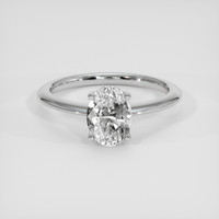 2.03 Ct. White Sapphire Ring, Silver 1
