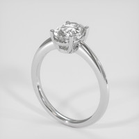 2.03 Ct. White Sapphire Ring, Silver 2