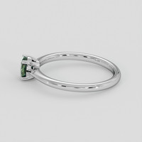 0.50 Ct. Green Sapphire Ring, Silver 4