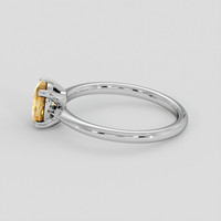 1.02 Ct. Bi Color / Parti Sapphire Ring, 10K White Gold 4