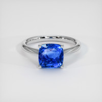 3.05 Ct. Sapphire Ring, 14K White Gold 1
