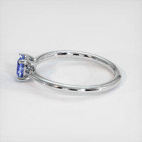 0.52 Ct. Bi Color Sapphire Ring, 14K White Gold 4