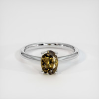 1.15 Ct. Gemstone Ring, 14K White Gold 1