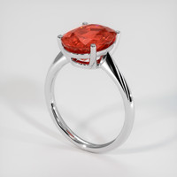 3.46 Ct. Gemstone Ring, 14K White Gold 2