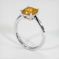 2.13 Ct. Gemstone Ring, 14K White Gold 2