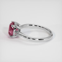 1.92 Ct. Pink Sapphire Ring, 14K White Gold 4