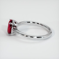 1.62 Ct. Ruby Ring, 14K White Gold 4