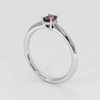 0.37 Ct. Bi Color Sapphire Ring, 14K White Gold 2