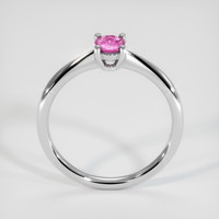 0.51 Ct. Pink Sapphire Ring, 14K White Gold 3