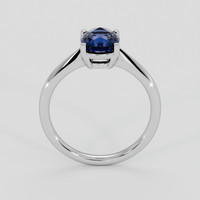 1.64 Ct. Greenish Blue Sapphire Ring, 14K White Gold 3