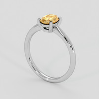 1.02 Ct. Bi Color / Parti Sapphire Ring, 14K White Gold 2
