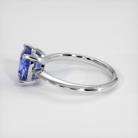 2.57 Ct. Sapphire Ring, 14K White Gold 4