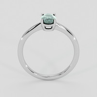1.63 Ct. Bluish Green Sapphire Ring, 14K White Gold 3