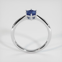 0.82 Ct. Blue Sapphire Ring, 14K White Gold 3
